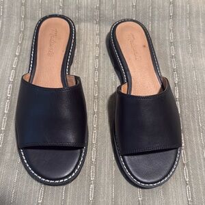 Madewell Black Slides